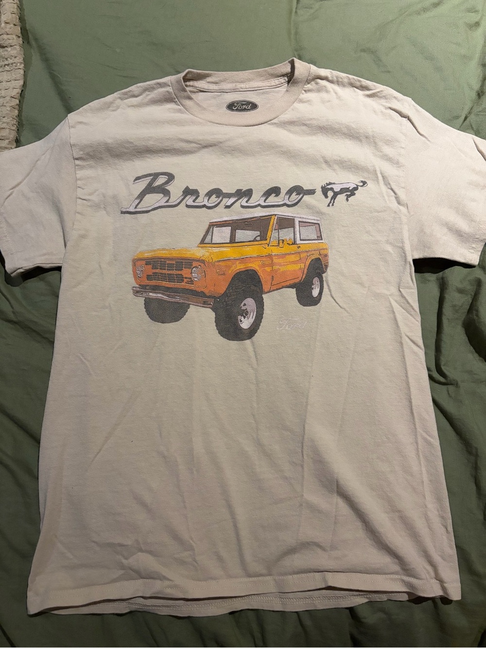 Original Ford brand Bronco Graphic Tee - Beige